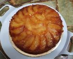 Torta invertida de manzana. Torta invertida de manzana.