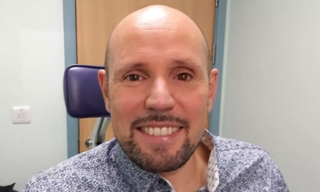 Steve, el primer hombre del mundo en recibir un ojo impreso en 3D Steve, el primer hombre del mundo en recibir un ojo impreso en 3D