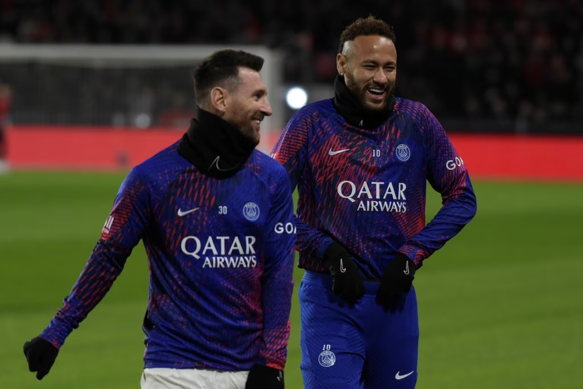 Neymar disfruta los momentos junto a Lionel Messi. Neymar disfruta los momentos junto a Lionel Messi.
