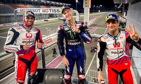 Fabio Quartararo se impuso en Doha y se quedó con la segunda fecha del MotoGP. Zarco y Jorge Martín completaron el podio. Fabio Quartararo se impuso en Doha y se quedó con la segunda fecha del MotoGP. Zarco y Jorge Martín completaron el podio.