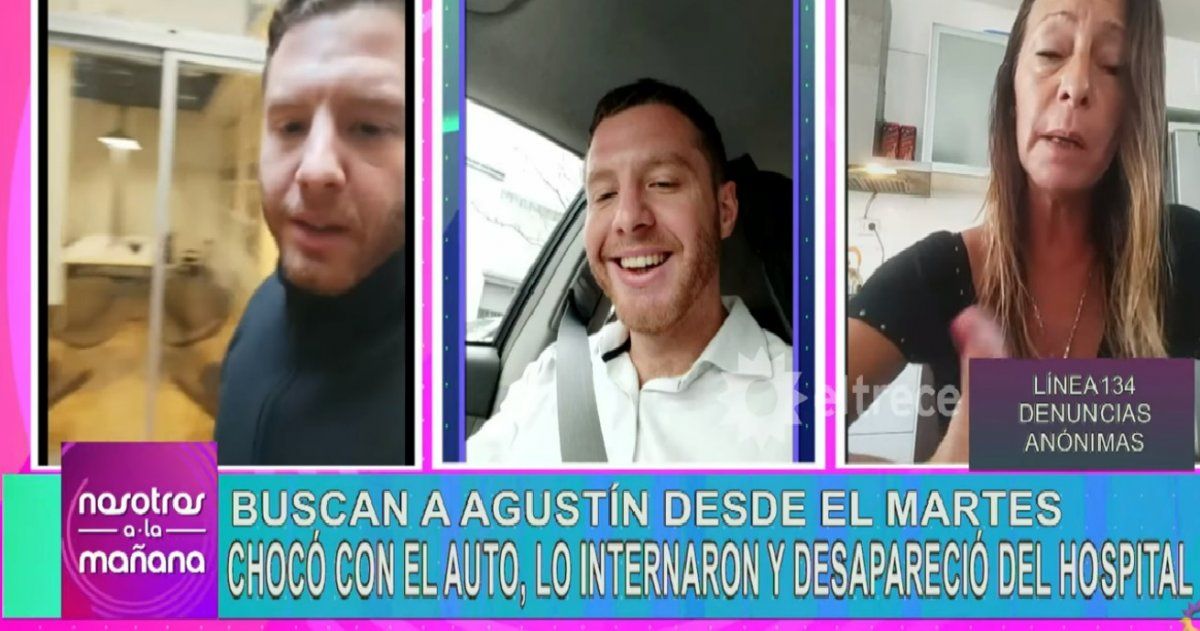 Su hijo estaba perdido hacía dos días y apareció mientras daba una entrevista: Te tengo que cortar