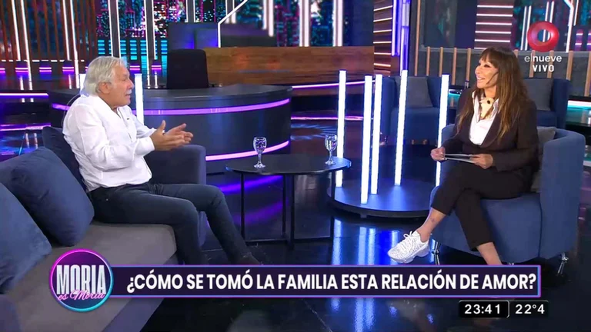 Moria Casán y Pato Galmarini quieren casarse en la Bombonera.