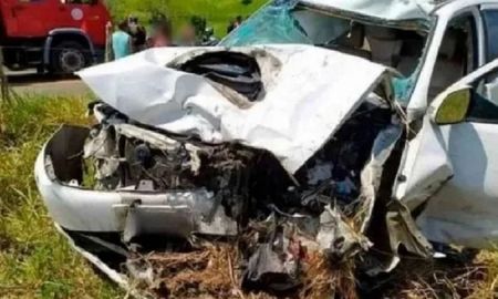Así quedó el vehículo del concejal brasileño que atropelló a los motociclistas Así quedó el vehículo del concejal brasileño que atropelló a los motociclistas