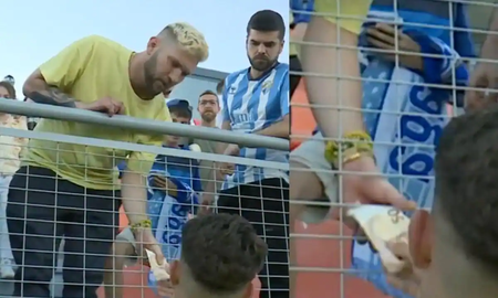 Jugador de fútbol le vendió su camiseta a un hincha que se la pidió y luego pidió perdón. Jugador de fútbol le vendió su camiseta a un hincha que se la pidió y luego pidió perdón.