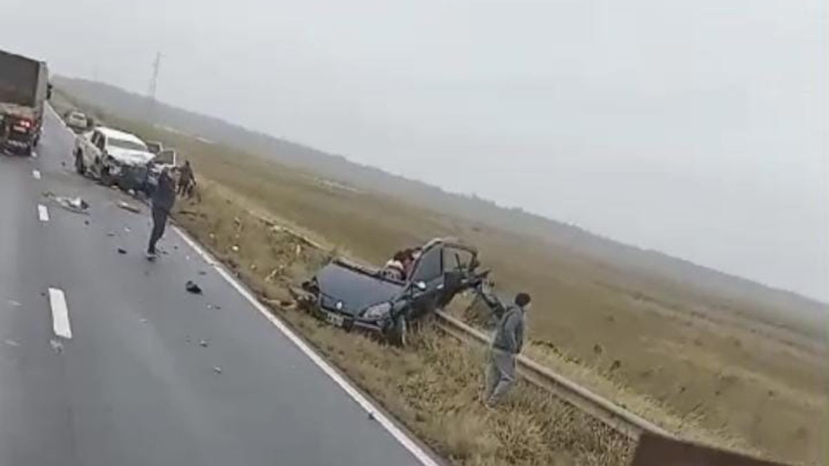 Un accidente en la Ruta Nacional 14