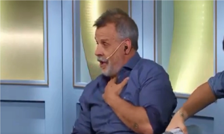 Christian Petersen se atragantó probando un plato Christian Petersen se atragantó probando un plato