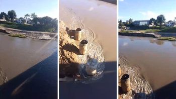 La crecida del Salado retrasa la construcción de los últimos pilotes del nuevo puente