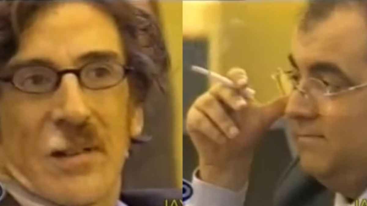 El histórico encuentro entre Jorge Lanata y Charly García.