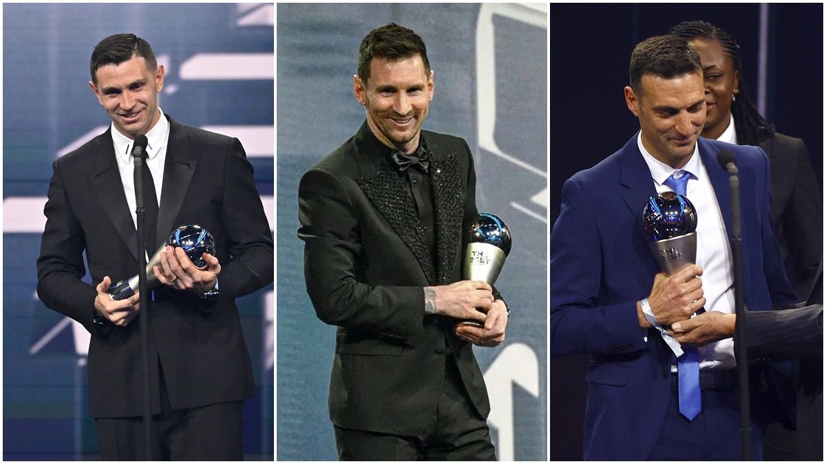 Argentina arrasó en los Premios FIFA The Best Messi ganó junto a