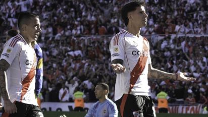 Con goles de Mastantuono y Driussi, River venció a Boca en el Superclásico