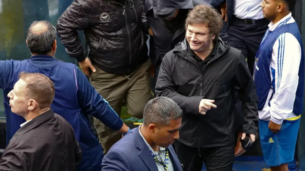 Javier Milei palpitó el Superclásico entre Boca y River. Javier Milei palpitó el Superclásico entre Boca y River.