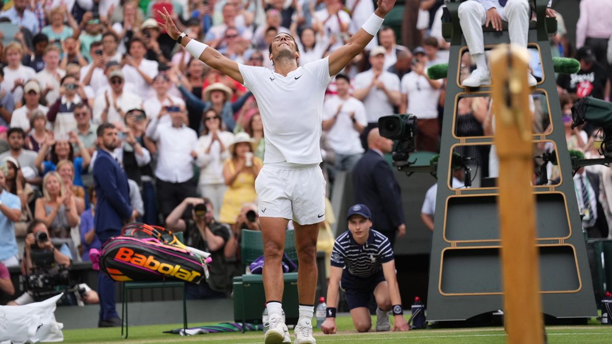 Rafael Nadal derrotó a Tayler Fritz y avanzó a semifinales de Wimbledon