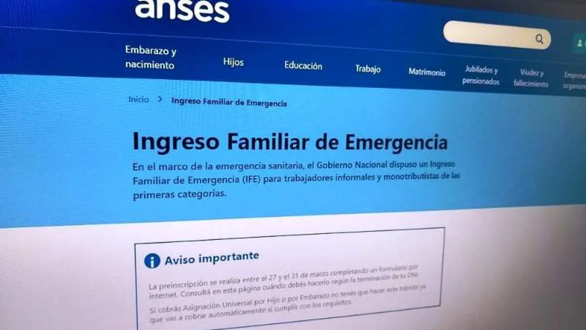 El Ingreso Familiar de Emergencia (IFE)