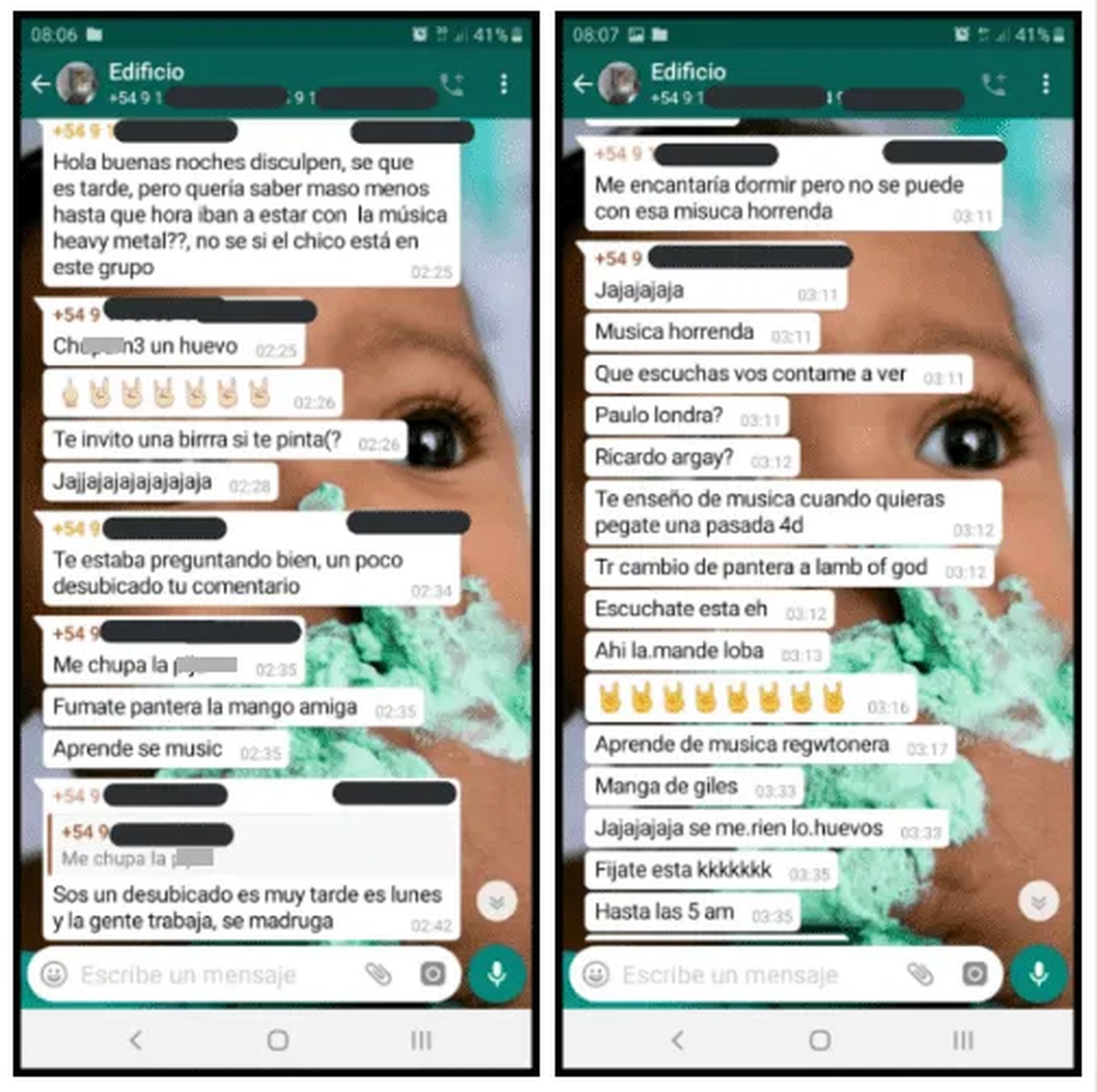 Todo comenzó pasadas las 2 de la madrugada. (Twitter: @matiasdellecost)