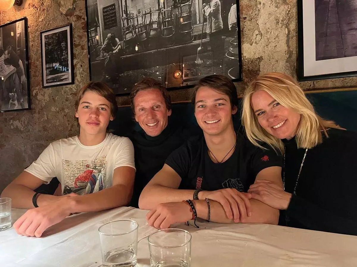 Tiziano junto a su familia. Foto: Instagram.