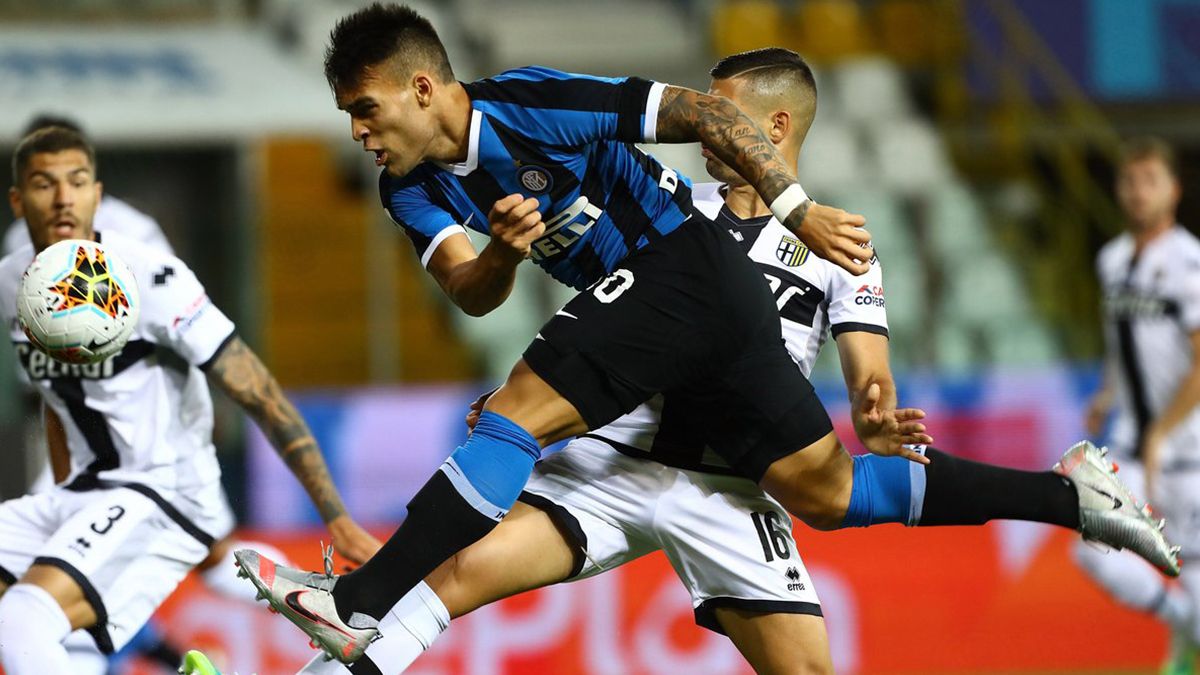 Lautaro Mart&iacute;nez jug&oacute; pero no marc&oacute; en la victoria 2-1 del Inter sobre el Parma.