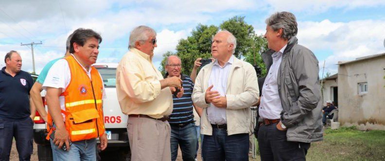 Lifschitz recorrió las localidades más afectadas y extendió la Emergencia Hídrica
