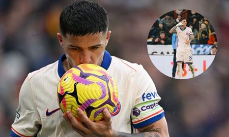 El curioso festejo de gol de Enzo Fernández, tras los rumores de un romance con Nicki Nicole El curioso festejo de gol de Enzo Fernández, tras los rumores de un romance con Nicki Nicole