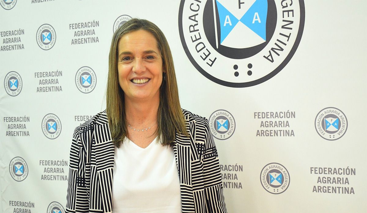 Andrea Sarnari, presidenta de la Federación Agraria Argentina.