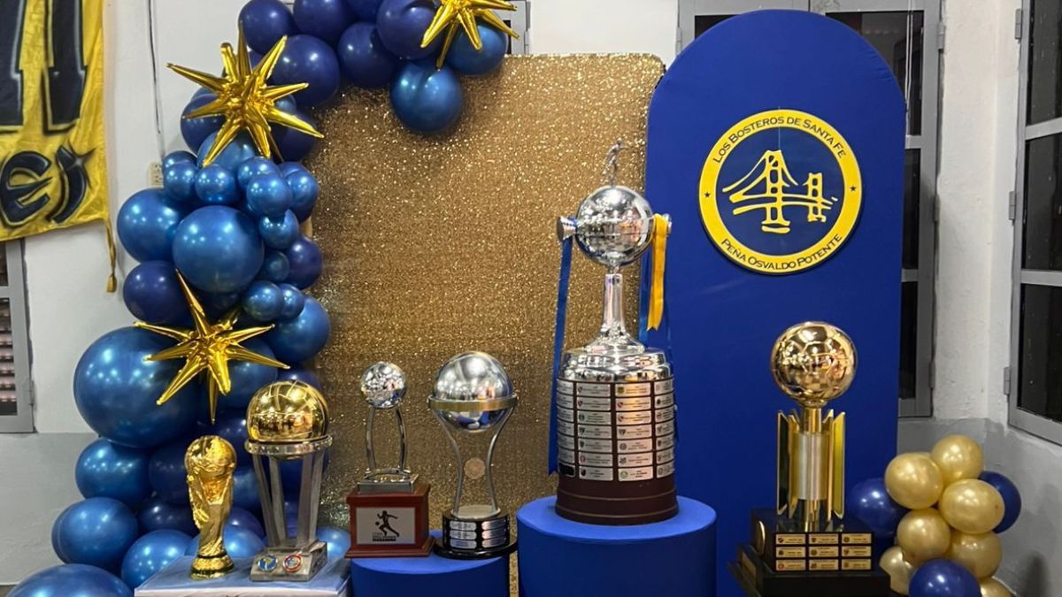 Las copas que gan&oacute; Boca.