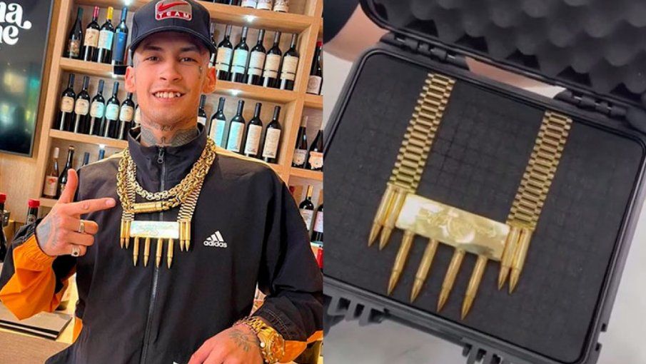 L-Gante pagó más de 4 millones de pesos por su collar.