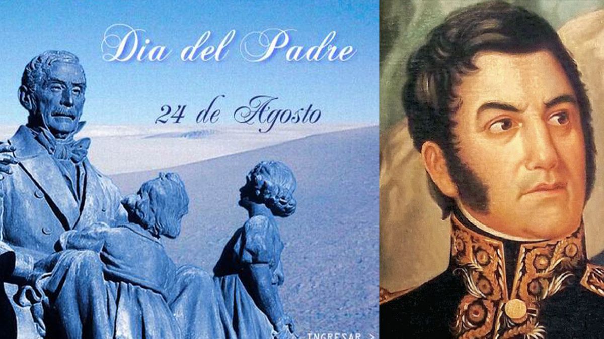 Hace varias década el Día del Padre se celebraba en Argentina el 24 de agosto en conmemoración al General San Martín.&nbsp;