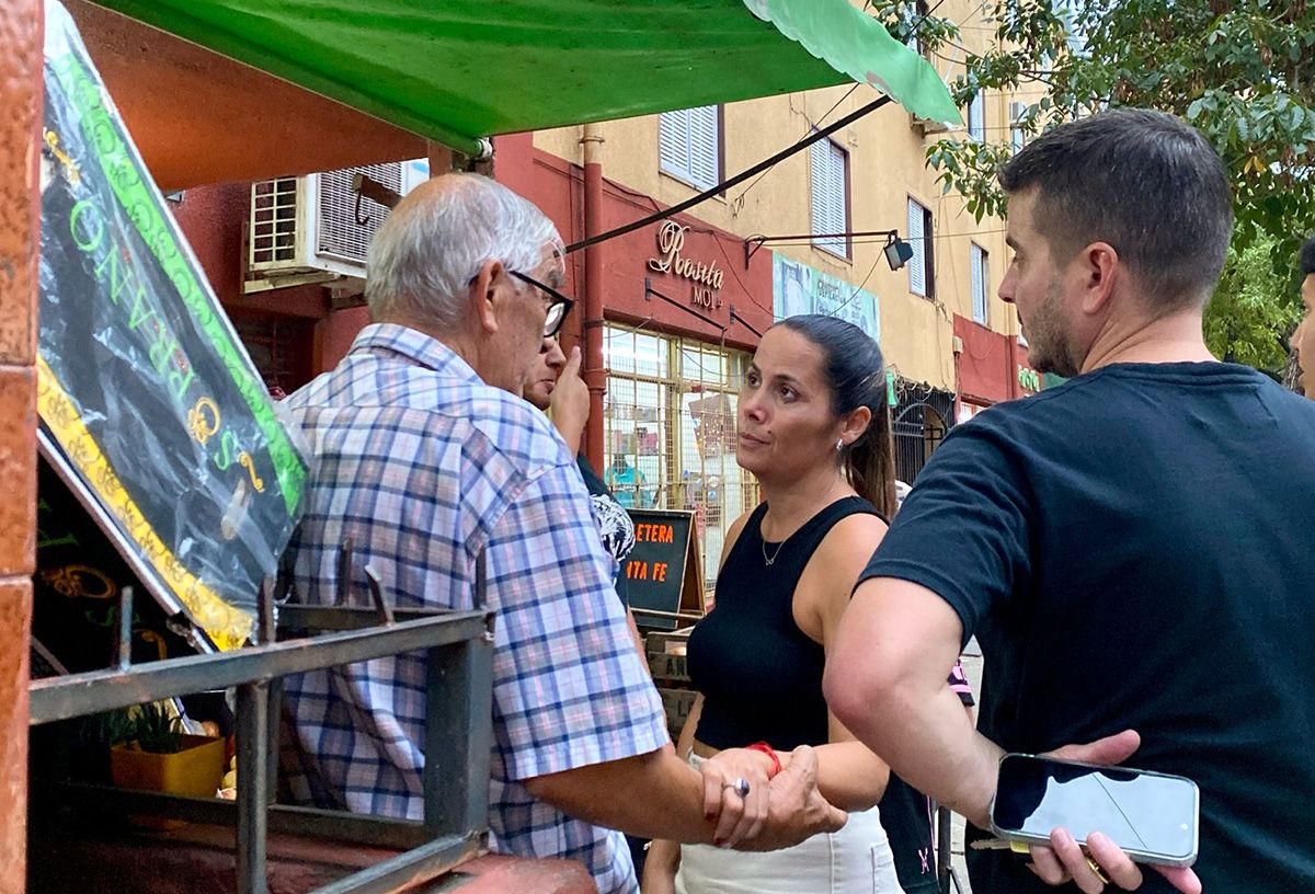 La concejala Jorgelina Mudallel recorrió los barrios Roma