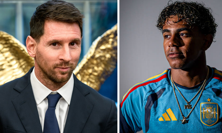 La suerte, la casualidad o quizás el destino pusieron a un pequeño Lamine Yamal de apenas cinco meses en brazos de la estrella del barcelonismo, Leo Messi, hace 17 años. La suerte, la casualidad o quizás el destino pusieron a un pequeño Lamine Yamal de apenas cinco meses en brazos de la estrella del barcelonismo, Leo Messi, hace 17 años.