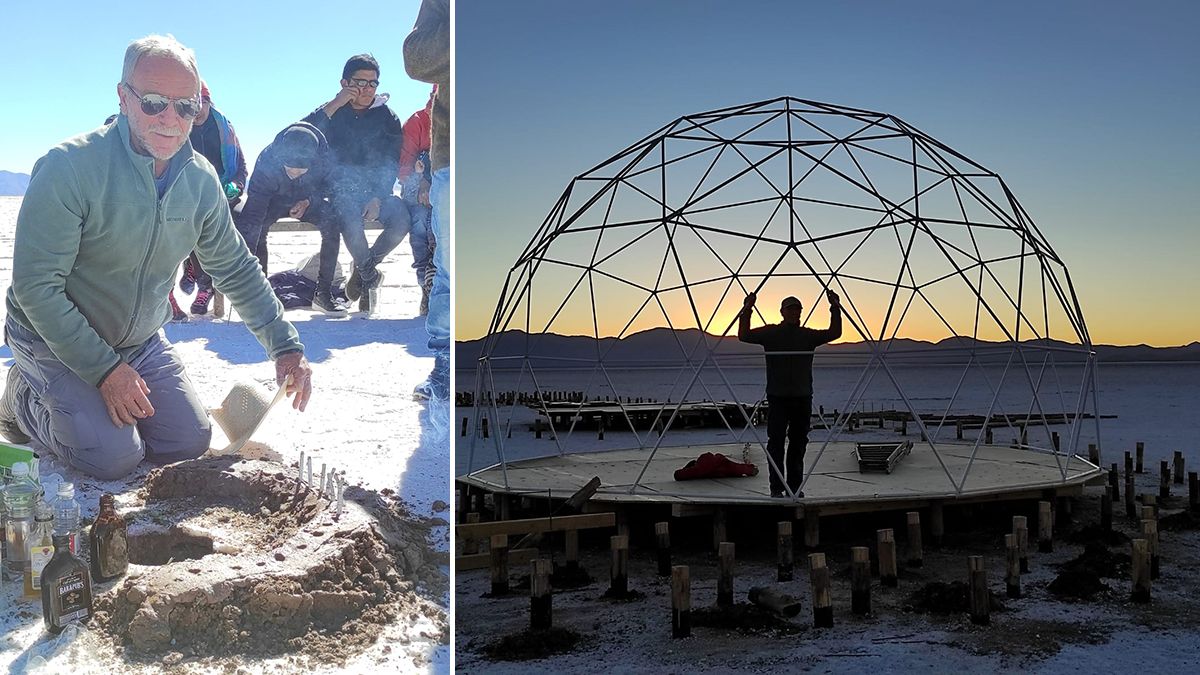 Con una ceremonia a la Pachamama, le pidieron permiso a la Tierra con las comunidades originarias para avanzar con el proyecto.