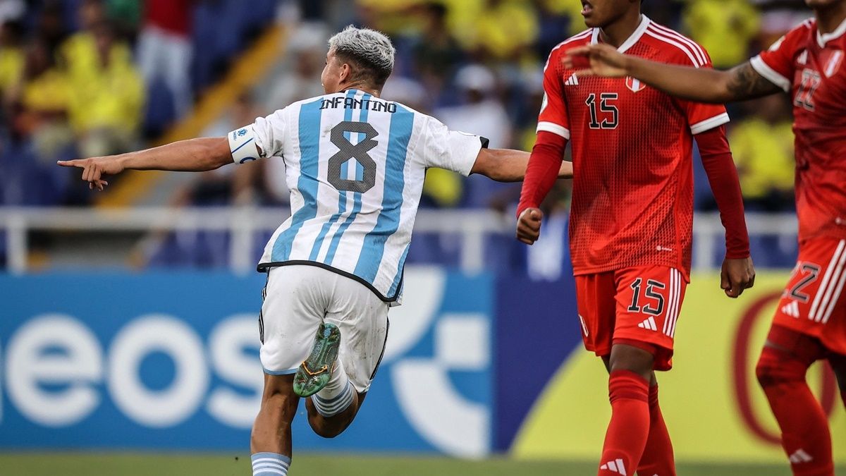 Sudamericano Sub 20: la Selección Argentina le ganó a Perú y se jugará la clasificación frente a Colombia