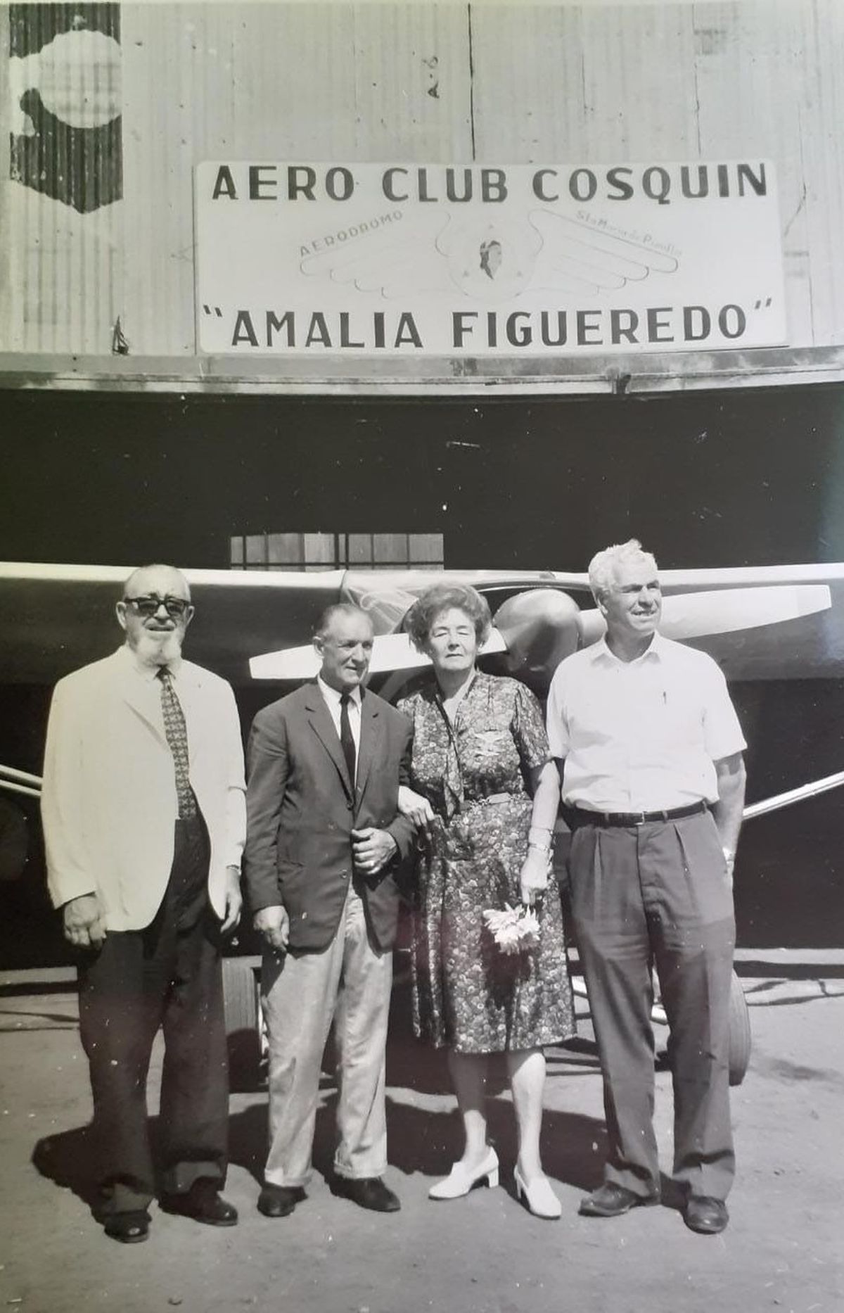 El 16 de enero de 1972 el Aero Club de Cosquín, Córdoba, fue bautizado con su nombre. Amalia falleció en la Capital Federal el 8 de octubre de 1985, a los 90 años y, sus restos, descansan en el Panteón Militar del Cementerio de la Chacarita.
