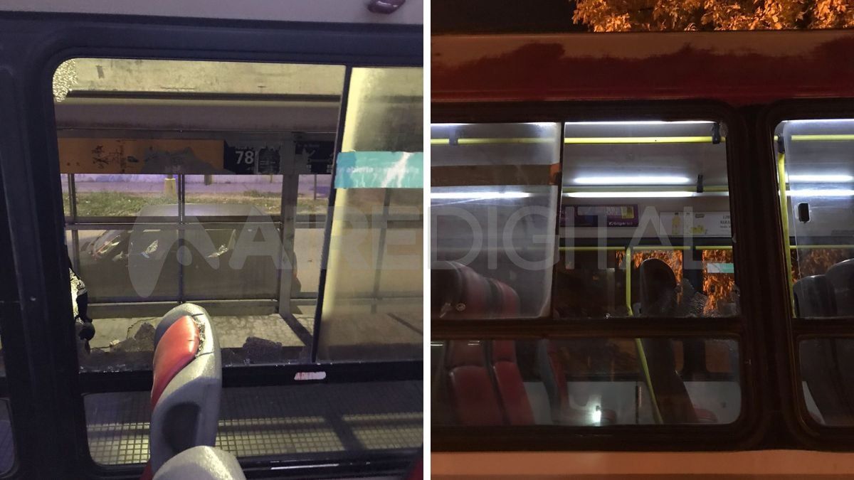 Ciudad de Santa Fe: apedrearon un colectivo en el barrio Las Flores