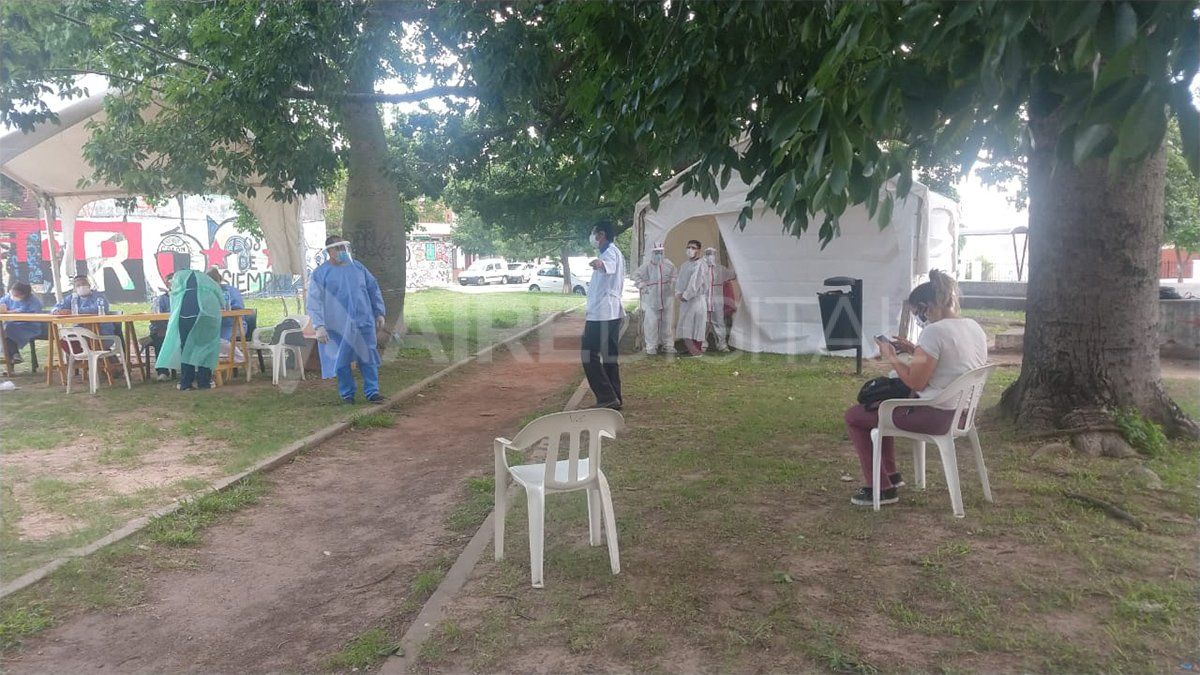 El programa Abordar Detectar de la provincia de Santa Fe se desplegó en barrio Centenario.