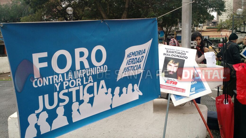 Gran convocatoria en Santa Fe para reclamar por Santiago Maldonado
