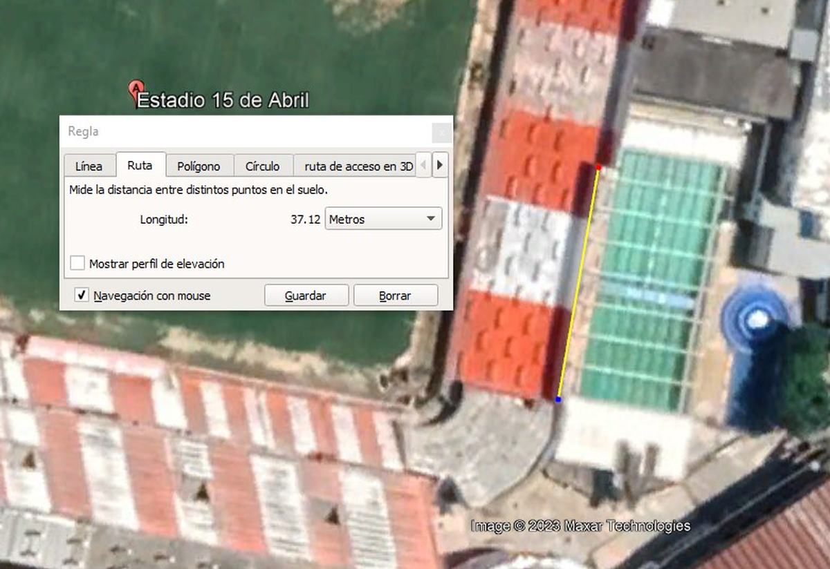 Cabecera Este parte baja.