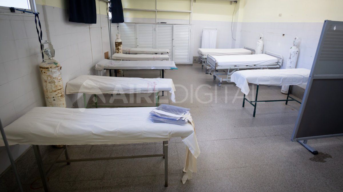 En la sala B del nuevo sector de la guardia del Hospital Cullen hay un &aacute;rea de internaci&oacute;n transitoria.&nbsp; 