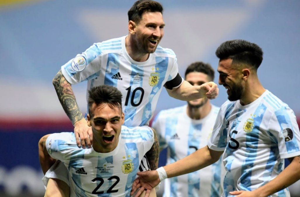 Lionel Messi demostró su alegría por la clasificación de la Selección Argentina a la final de la Copa América.