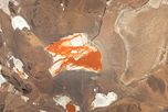La NASA fotografió la Laguna Colorada desde la Estación Espacial Internacional. La NASA fotografió la Laguna Colorada desde la Estación Espacial Internacional.
