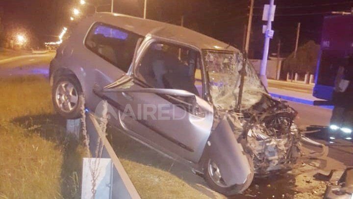 Fatal accidente en Ruta 1: chocó contra la parte trasera de un colectivo y murió