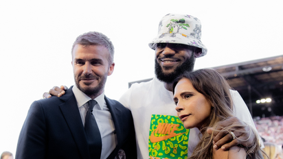 LeBron James llegó al Inter Miami para ver a Lionel Messi