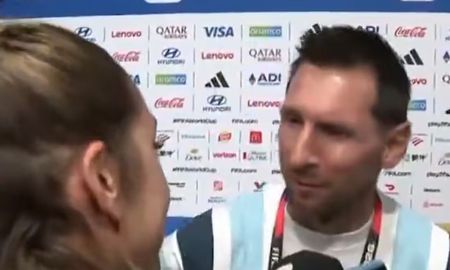 Lionel Messi con Sofi Martínez. Lionel Messi con Sofi Martínez.
