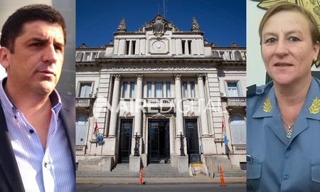 A la izquierda, Marcelo Musuruana, el funcionario desplazado. A la derecha, Emilce Chimenti, la nueva subjefe de la Policía de la provincia. A la izquierda, Marcelo Musuruana, el funcionario desplazado. A la derecha, Emilce Chimenti, la nueva subjefe de la Policía de la provincia.