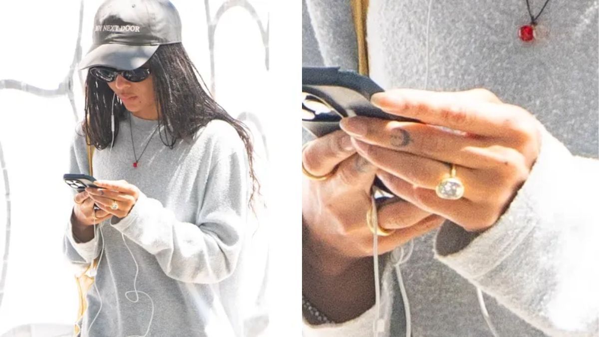 Zoë Kravitz lució un exclusivo diamante ovalado de diez quilates durante un paseo por Nueva York. Zoë Kravitz lució un exclusivo diamante ovalado de diez quilates durante un paseo por Nueva York.