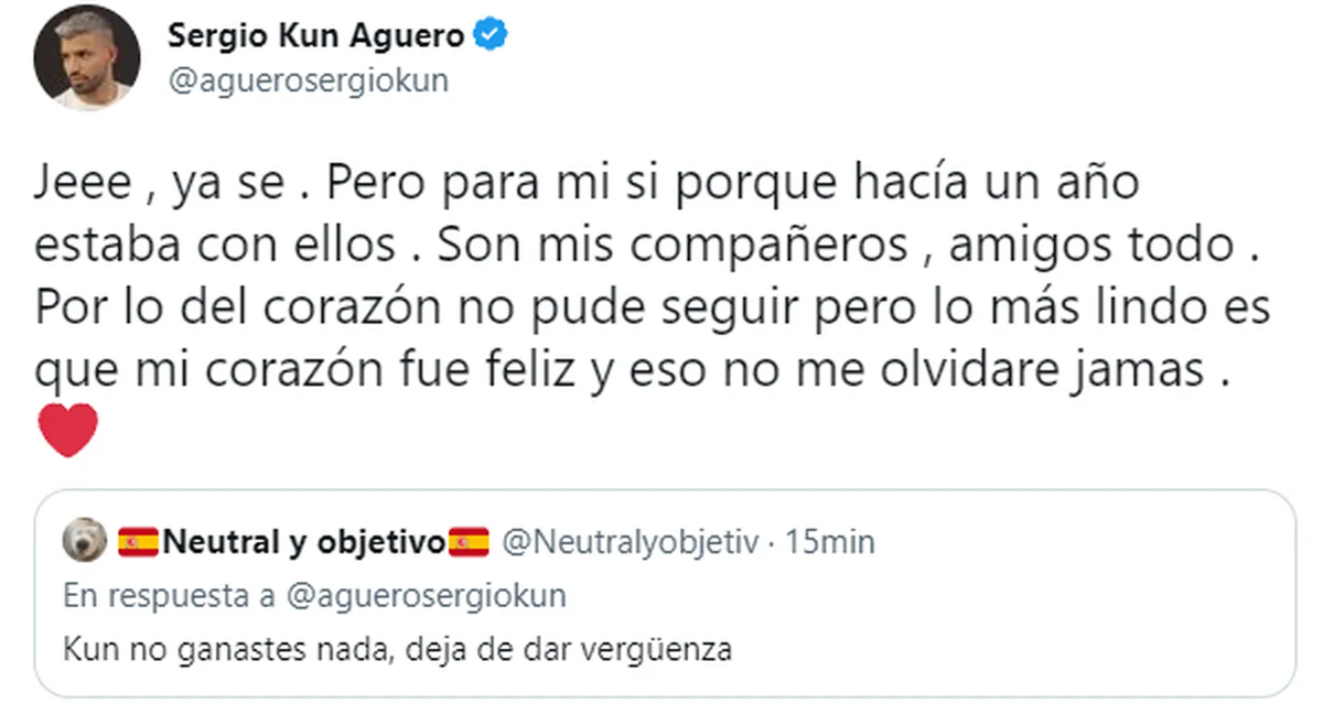 La respuesta de Sergio