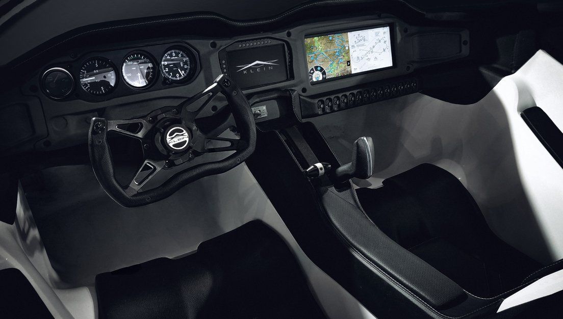 El interior de la aeronave.