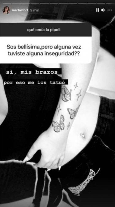 Marta Fort reveló su mayor inseguridad física y contó qué hace para ocultarlo.