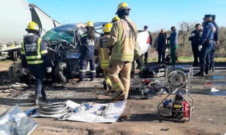 El accidente ocurrió el sábado en la localidad de Médanos, Entre Ríos. El accidente ocurrió el sábado en la localidad de Médanos, Entre Ríos.