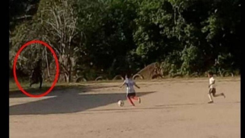 San Andrés de Sotavento, en el departamento de Córdoba, en Colombia. Allí se habría fotografíado al demonio.