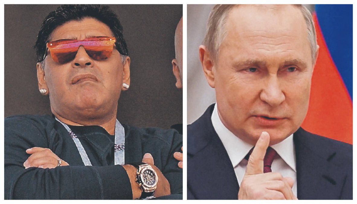 Estilo Diego: el día que Maradona suspendió una reunión con Putin y lo llamó reputin