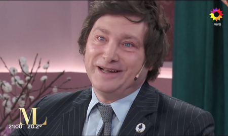Javier Milei reveló el secreto de su frondoso peinado y sorprendió a Juana Viale